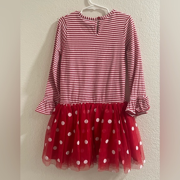 Santa 🎅🏼 Dress 👗 Girls, Size 6, Used - Picture 2 of 6